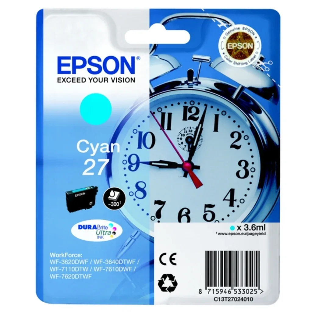 Ink Dura Brite Ultra 27 T 2702 Tintenpatrone von Epson – Produktfoto