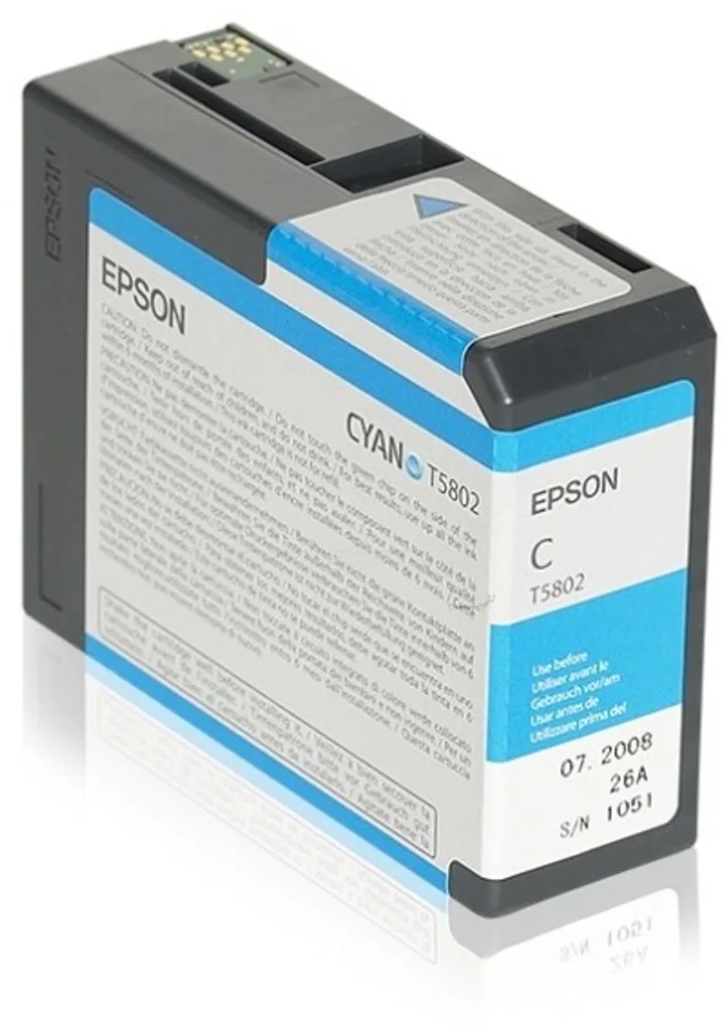 T5802 - Inktcartridge / Cyaan by Epson in Cyaan – product photo