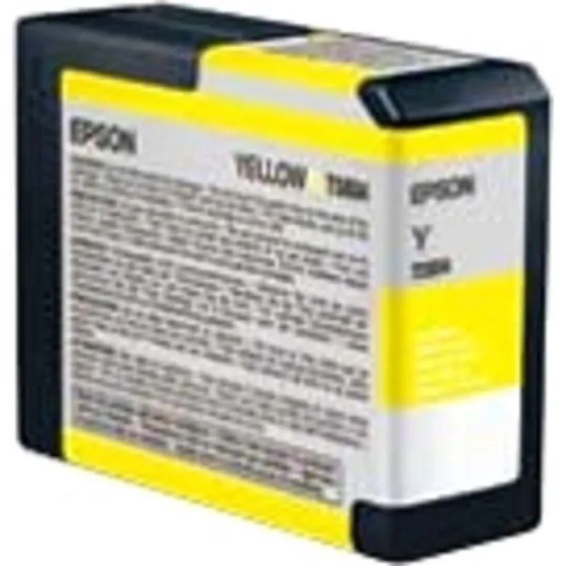 T5804 - Inktcartridge / Geel de Epson en Jaune – photo produit