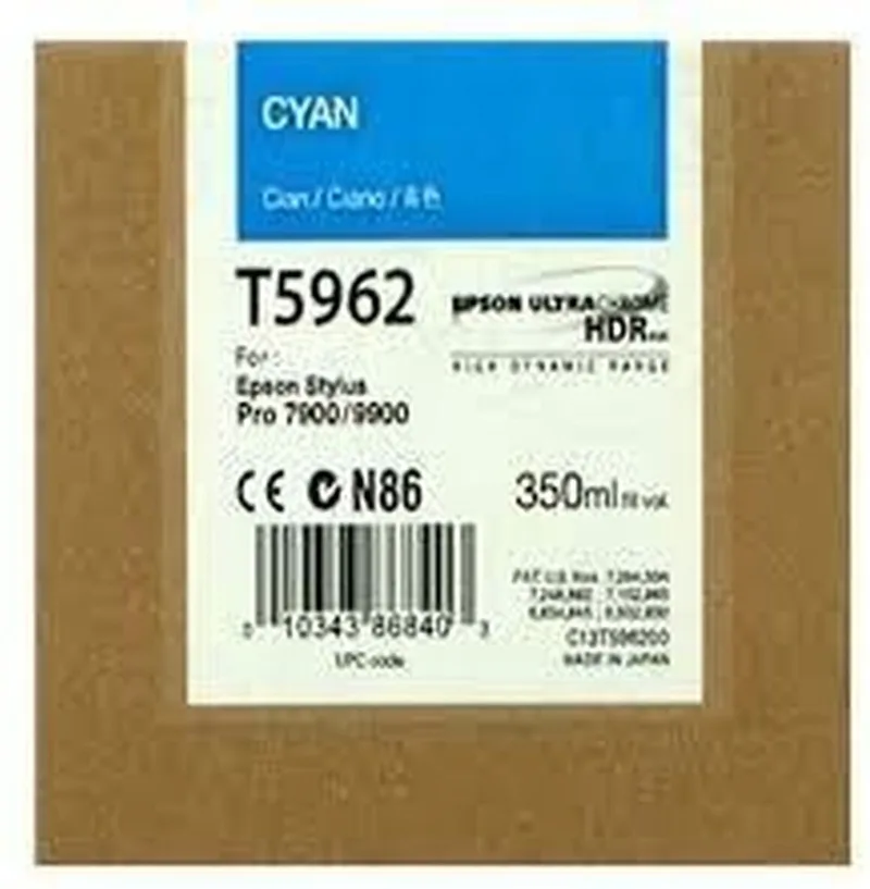 T596200 - Inktcartridge / Cyaan von Epson in Cyaan – Produktfoto