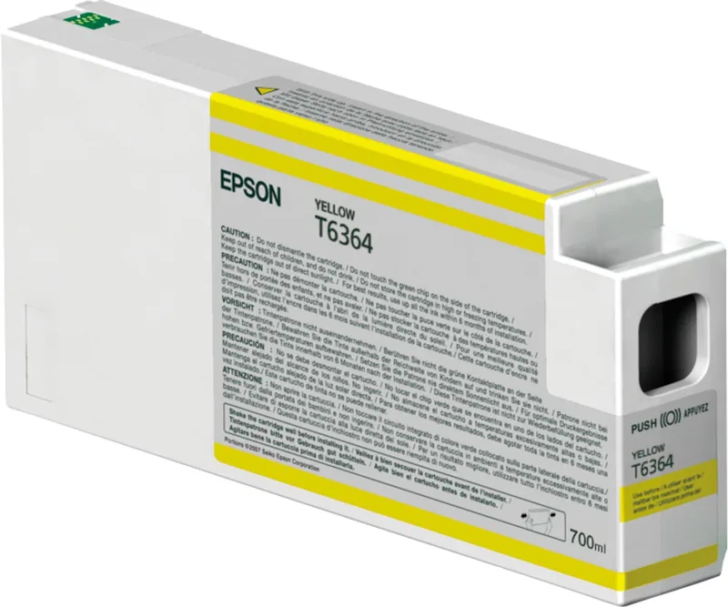 T6364 - Inktcartridge / Geel van Epson in Geel – productfoto