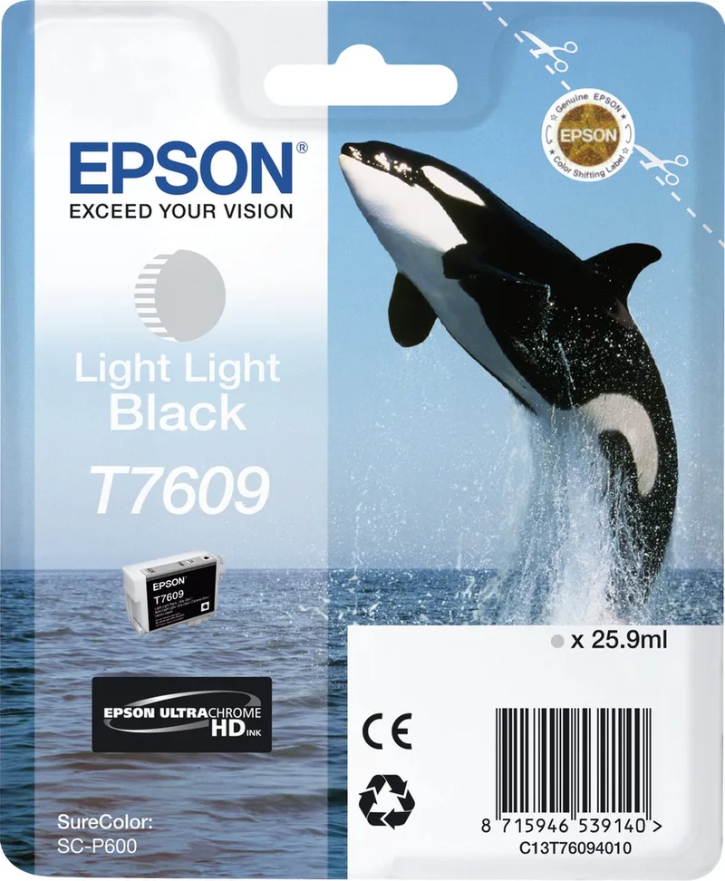 T7609XL - Inktcartridge / Licht Zwart / Hoge Capaciteit de Epson en Noir – photo produit