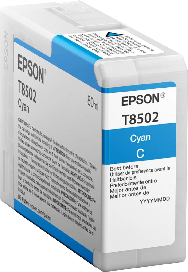 T8502 - Inktcartridge / Cyaan by Epson in Cyaan – product photo