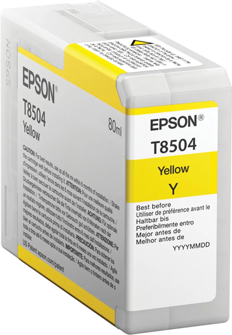 T8504 - Inktcartridge / Geel by Epson in Yellow – product photo