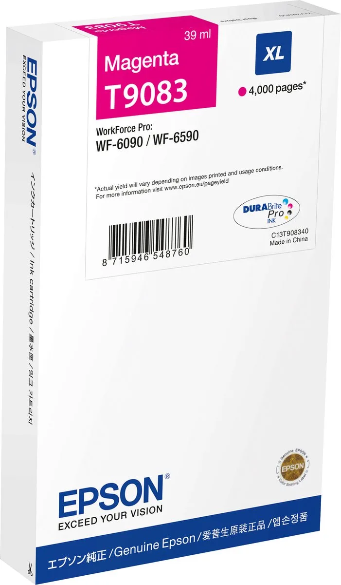 T9083XL - Inktcartridge by Epson in Magenta – product photo