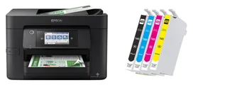 WorkForce Pro WF-4820DWF - MFP - inkl. Multipack (4) cmyk (405) XL Multifunktionsdrucker, (Bundle) by Epson in Multicolour – product photo 3 of 3