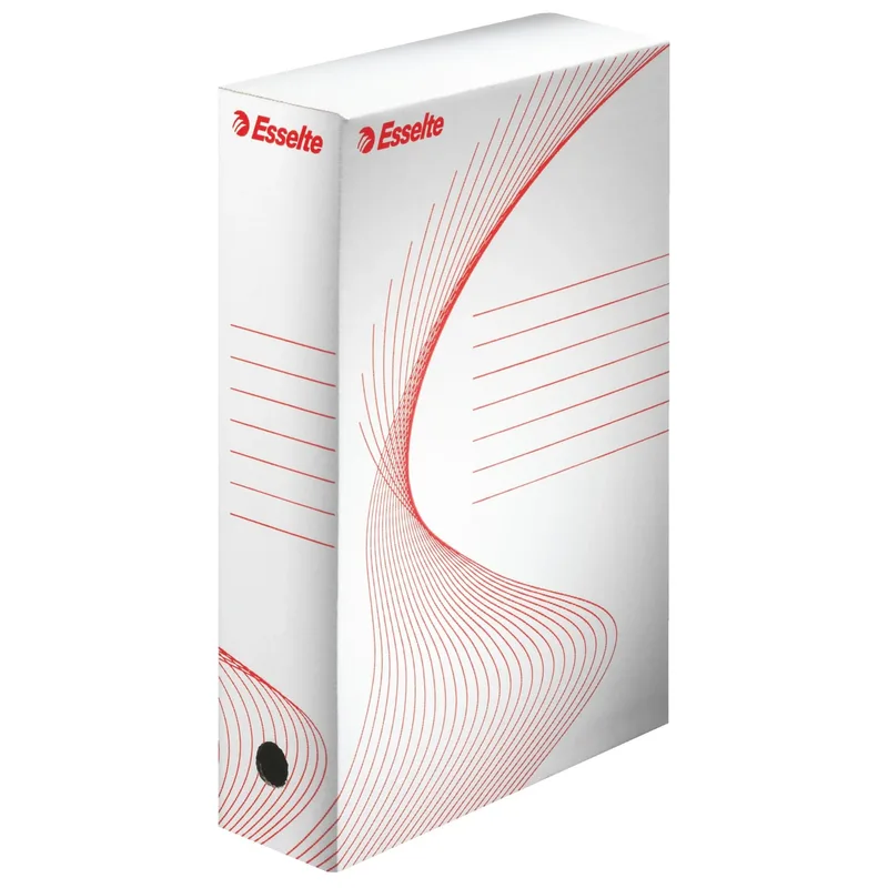 Archiefdoos esselte boxy 80mm 250x352mm wit | 25 stuks by Esselte – product photo