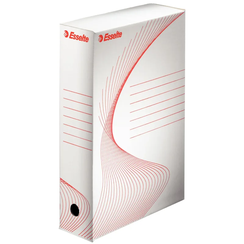 Archiefdoos esselte boxycolor 80mm 352x250mm wit | 25 stuks by Esselte – product photo