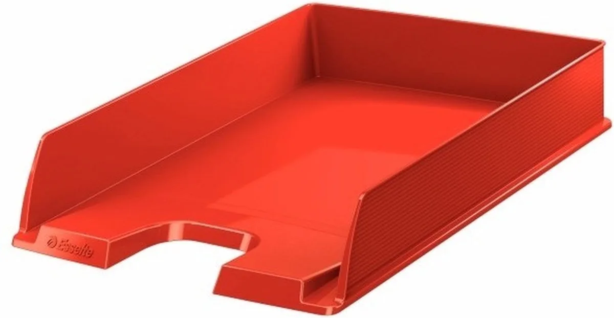 Brievenbakje/postvakje - 5x - A4 formaat - stapelbaar - bureau oprganizer by Esselte in Red – product photo