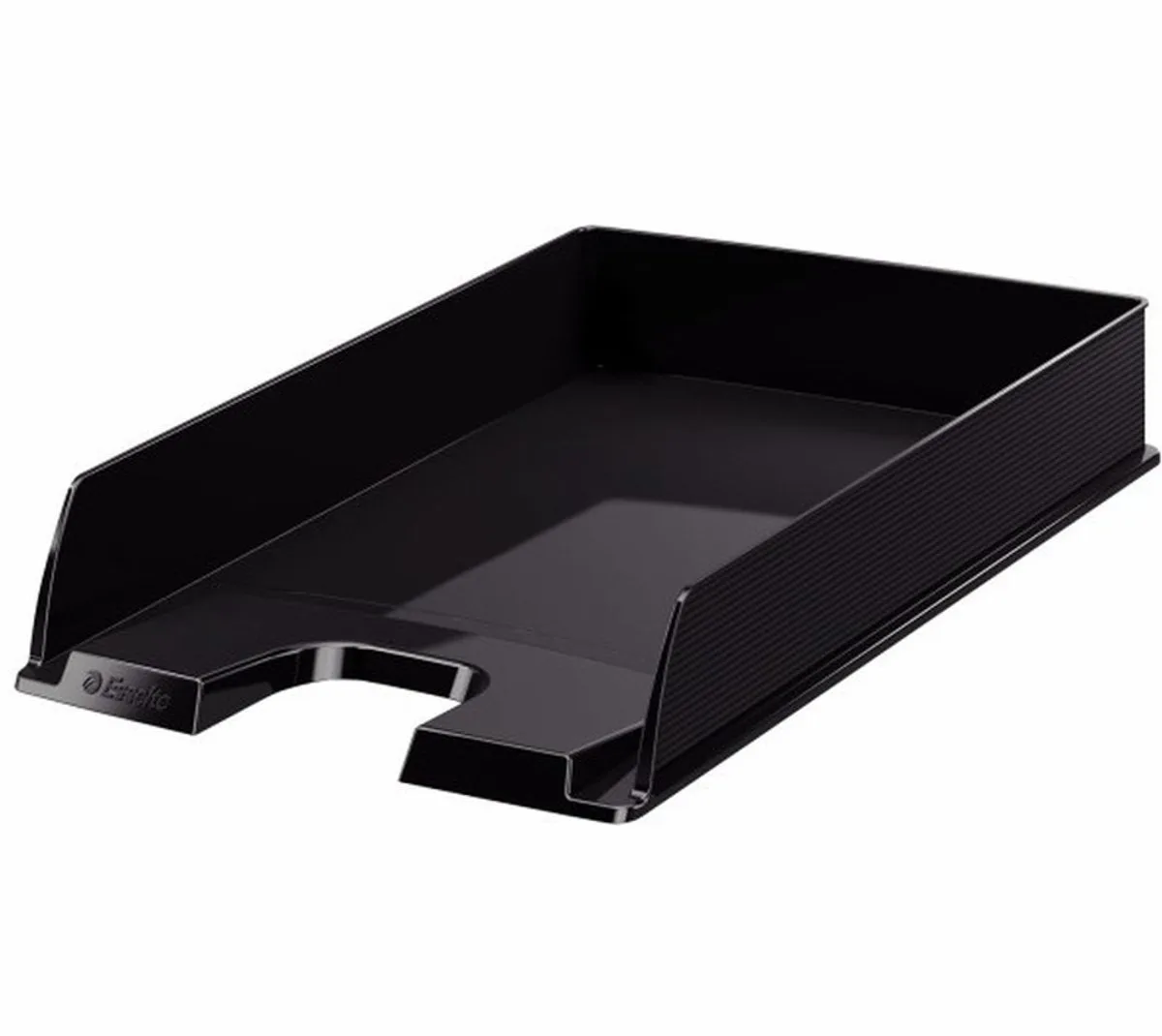 Brievenbakje/postvakje - 5x - A4 formaat - stapelbaar - bureau organizer van Esselte in Zwart – productfoto