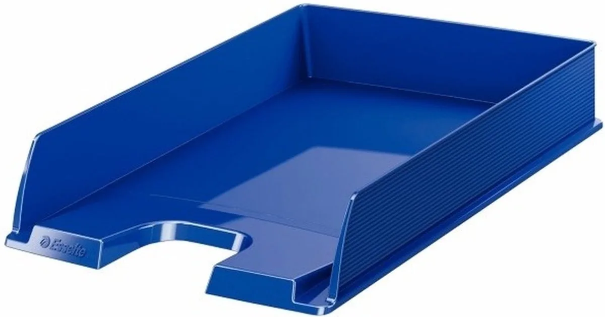Brievenbakje/postvakje - A4 formaat - stapelbaar - bureau oprganizer de Esselte en Bleu – photo produit