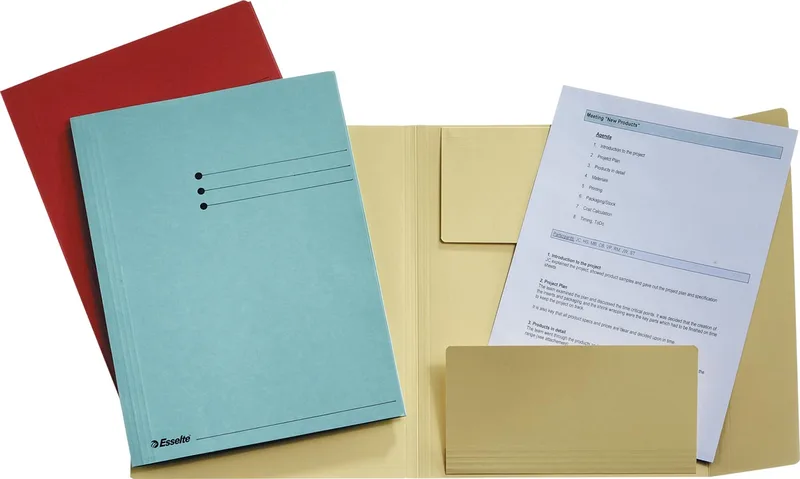 dossiermap geassorteerde kleuren, ft A4 van Esselte – productfoto