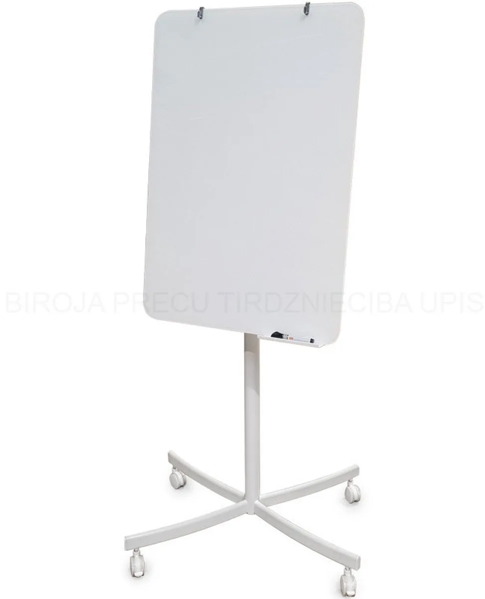 Flipover/Whiteboard Mobiel Glasbord 70 x 100 cm från Esselte i Vit – produktbild