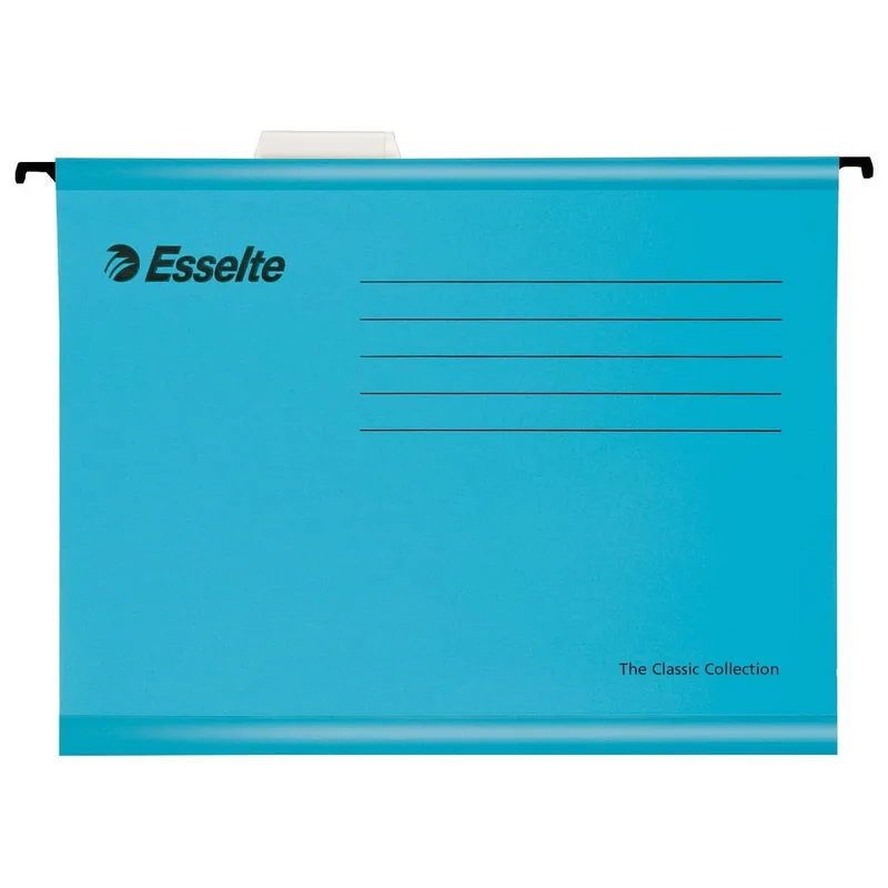 Hangmap esselte classic folio v-bodem 382x240mm bl | 25 stuks by Esselte – product photo