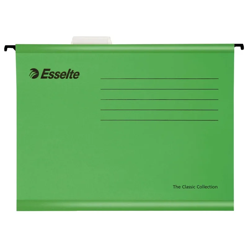 Hangmap esselte classic folio v-bodem 382x240mm gr | 25 stuks fra Esselte – produktbillede