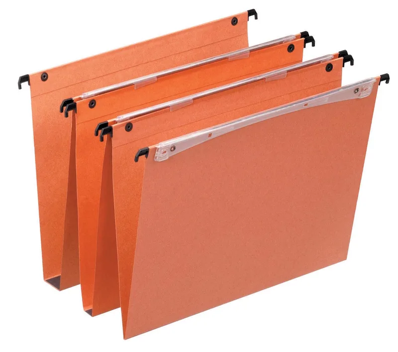 hangmappen voor laden Uniscope tussenafstand 330 mm, bodem 30 mm, met haken en knopen by Esselte – product photo