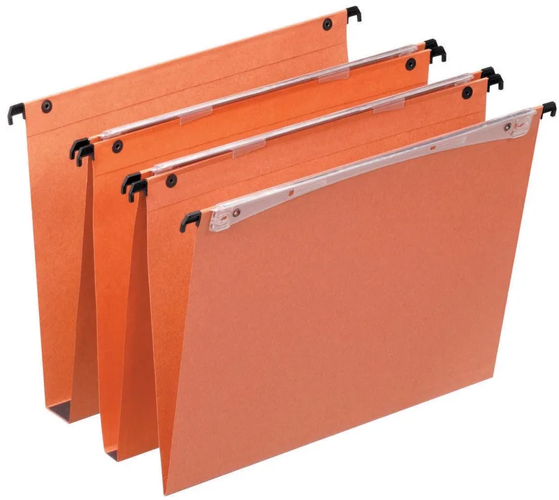 hangmappen voor laden Uniscope tussenafstand 390 mm, V-bodem, met haken, doos van 50 stuks von Esselte – Produktfoto