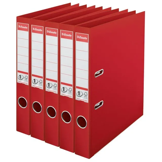 Ordner esselte no 1 power pp 50 mm rood 5st | 5 stuks von Esselte – Produktfoto