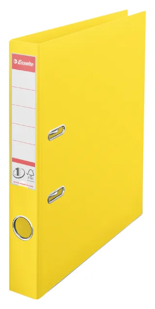 Ordner Esselte No.1 Power VIVIDA 50mm 30% gerecycled PP folie geel fra Esselte – produktbillede 1 af 6