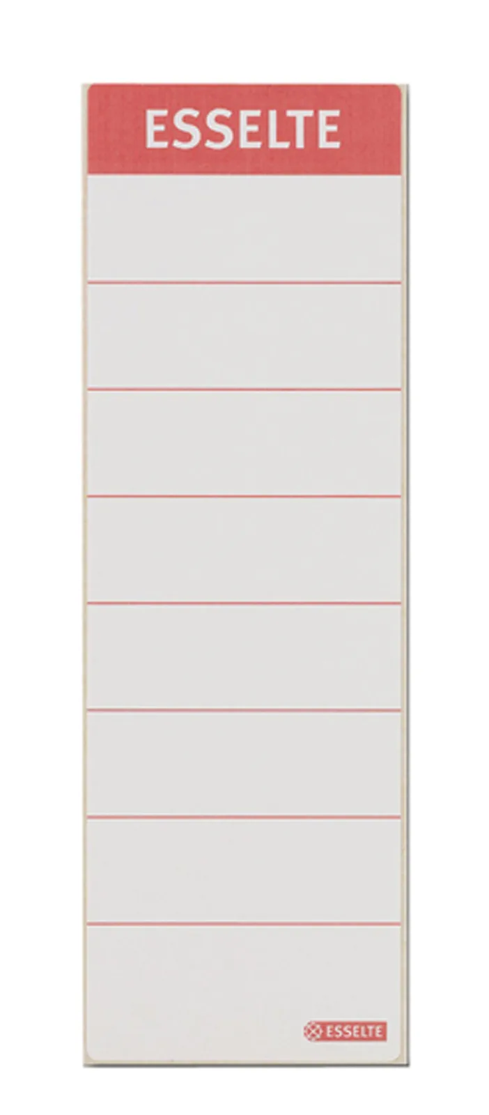 Ordnerrücken-Etikett, 60 x 190 mm, lang, breit, weiß von Esselte – Produktfoto