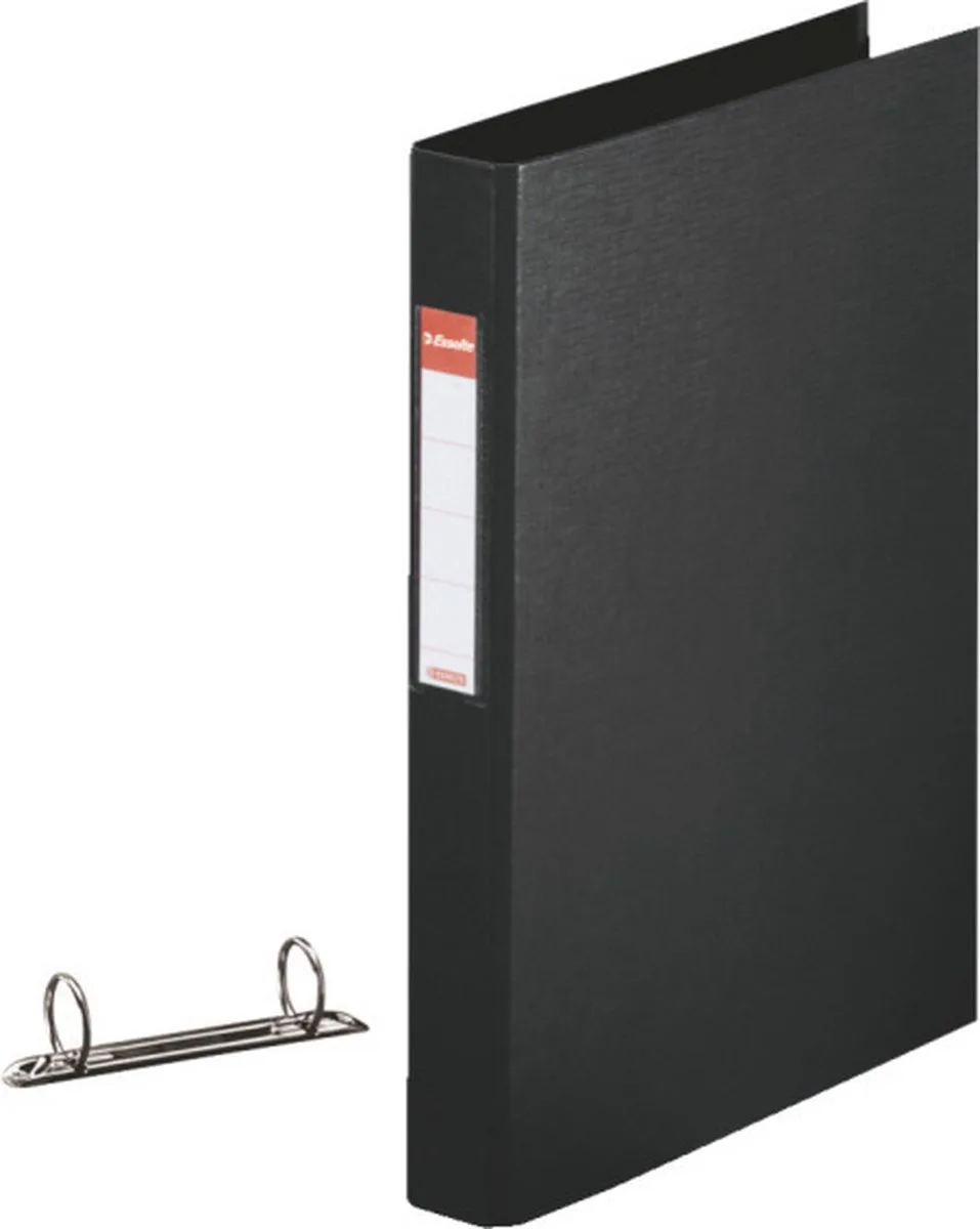 Ringband mappen/ordners - A4 - opbergen - kantoorartikelen de Esselte en Noir – photo produit