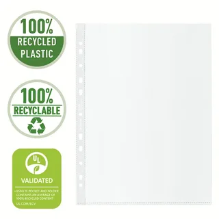 Showtas Esselte Recycle PP A4 100µ 11-gaats 50 stuks de Esselte – photo produit 2 sur 6