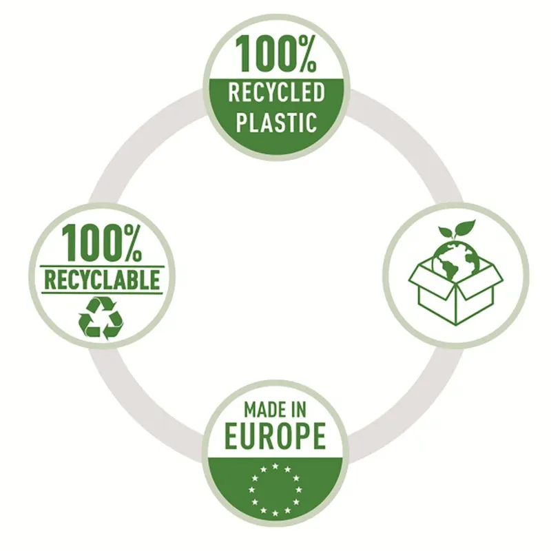 Showtas Esselte Recycle PP A4 100µ 11-gaats 50 stuks de Esselte – photo produit 6 sur 6