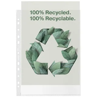 Showtas Esselte recycle PP A4 70µ 11-gaats transparant 100 stuks von Esselte – Produktfoto 4 von 6