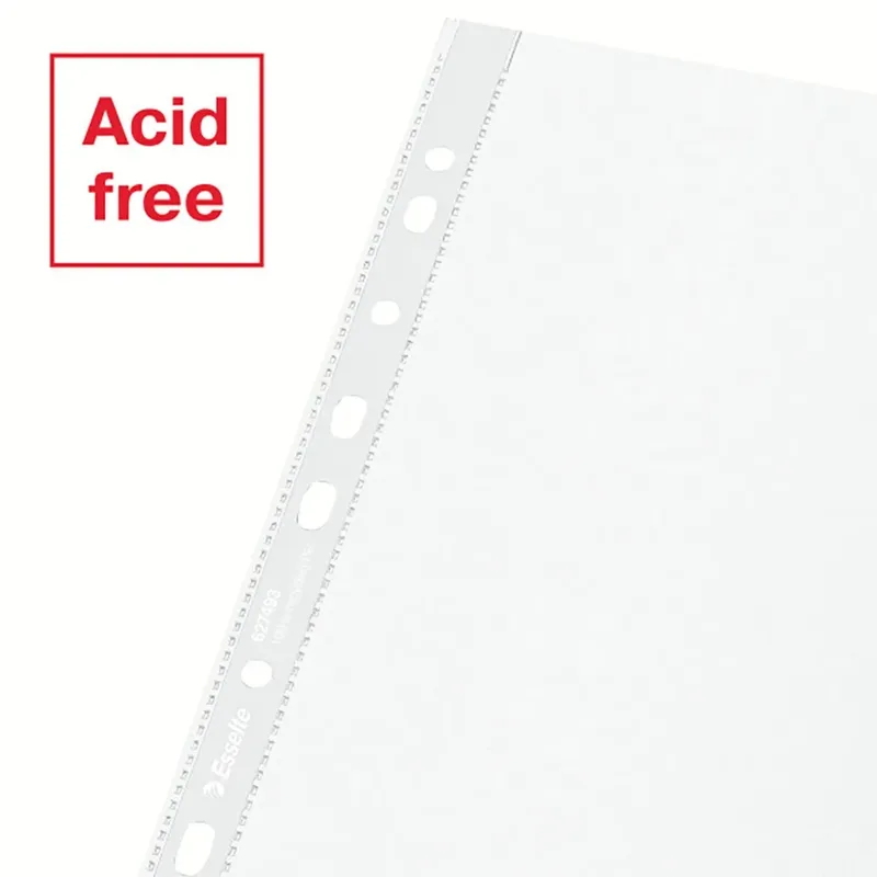 Showtas Esselte recycle PP A4 70µ 11-gaats transparant 100 stuks von Esselte – Produktfoto 5 von 6