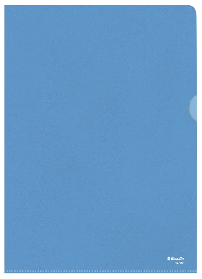 Sichthüllen Standard, DIN A4, PP, blau, 0,12 mm fra Esselte – produktbillede