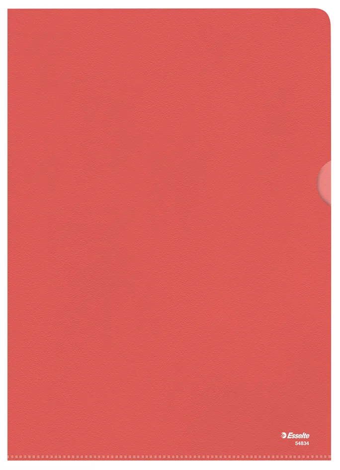 Sichthüllen Standard, DIN A4, PP, rot, 0,12 mm by Esselte – product photo