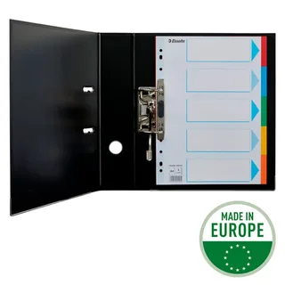 Tabbladen Esselte Economy A4 10-delig karton 11-rings assorti de Esselte – photo produit 2 sur 5