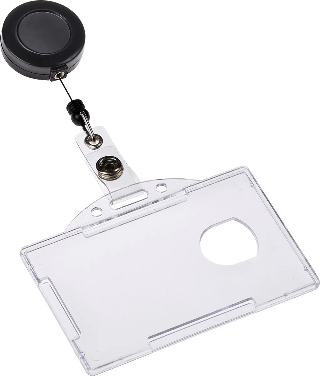 Pashouder Open met Afroller 54 x 85 mm/10 stuks de Europel en Transparent – photo produit