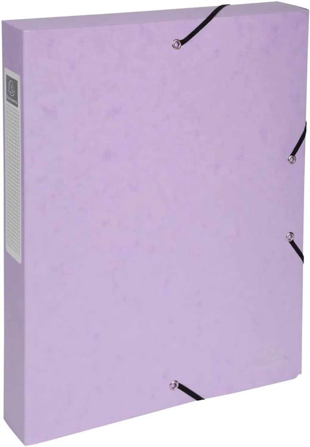 Archiefdoos Aquarel A4, Rug 2.5 cm, Willekeurige Kleur fra Exacompta i Blå, Koraal, Grøn, Zacht paars (mauve), Gul – produktbillede