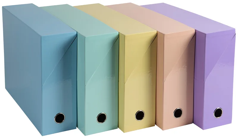 Archivbox Aquarel, Karton, 90 mm, sortiert by Exacompta – product photo