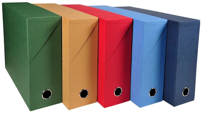 Archivbox, DIN A4, Karton, 90 mm, gelb de Exacompta – photo produit
