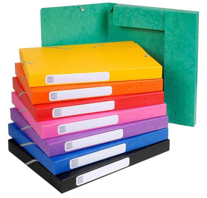 Aufbewahrungsbox Exacompta Archivbox 24x32 25mm Manila sort fra Exacompta – produktbillede