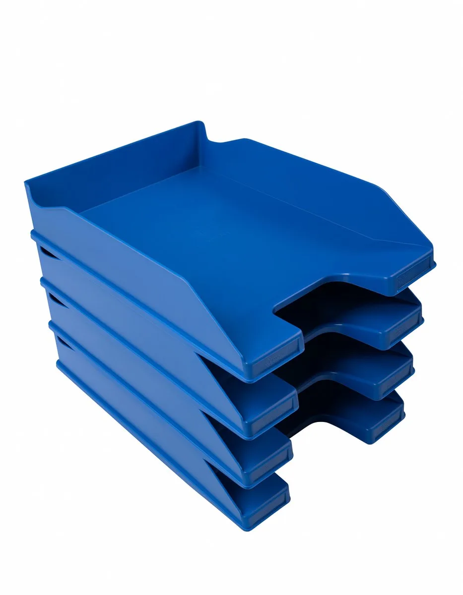 Combo Midi Brievenbak - 4 stuks by Exacompta in Marineblauw – product photo