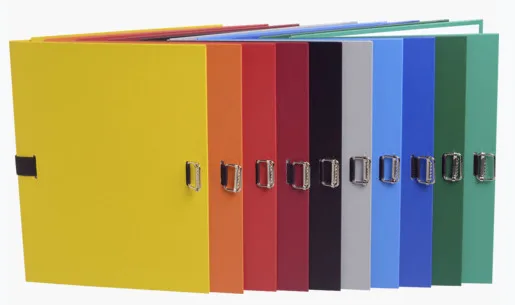 Dokumentenmappe, DIN A4, Karton, rot van Exacompta – productfoto