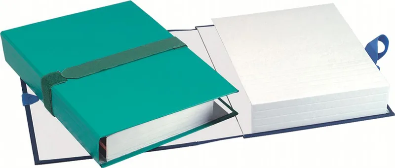 Dokumentenmappe mit Klettverschluss, dunkelblau från Exacompta – produktbild