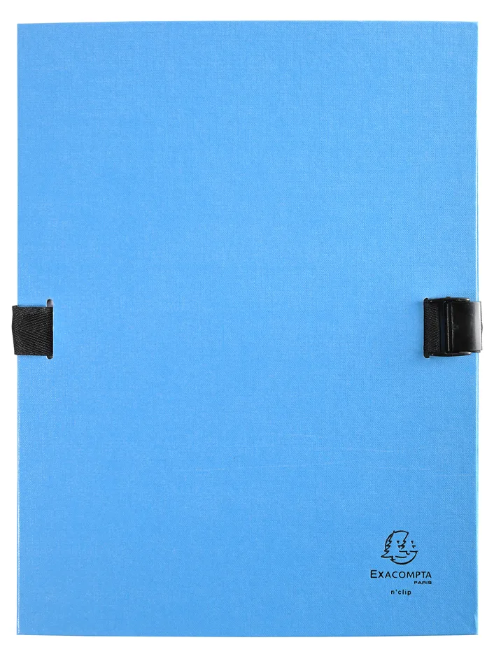 Dokumentenmappe N, CLIP, DIN A4, blau från Exacompta – produktbild