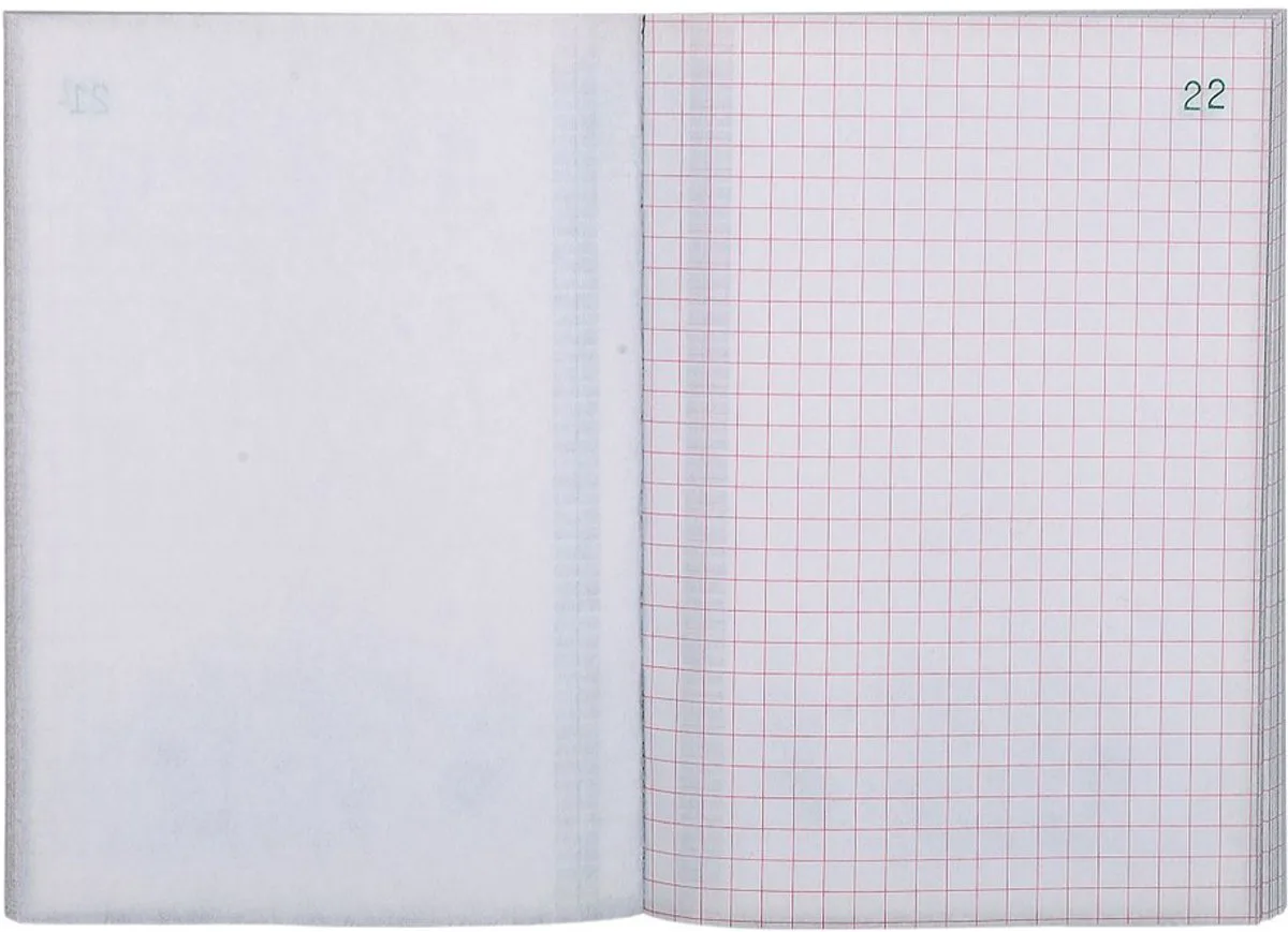 Doorschrijfpapier geruit 5x5 21x14,8cm 50 bladen triple zelfkopiërend - - 3251E de Exacompta en Noir – photo produit