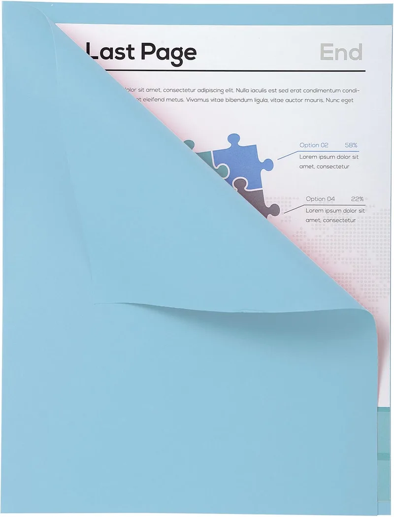 dossiermap Forever met zichtrand, ft A4, pak van 100, blauw by Exacompta – product photo