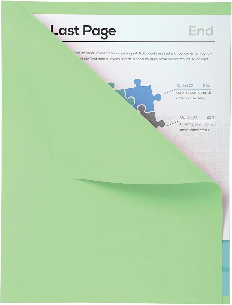 dossiermap Forever met zichtrand, ft A4, pak van 100, groen de Exacompta – photo produit