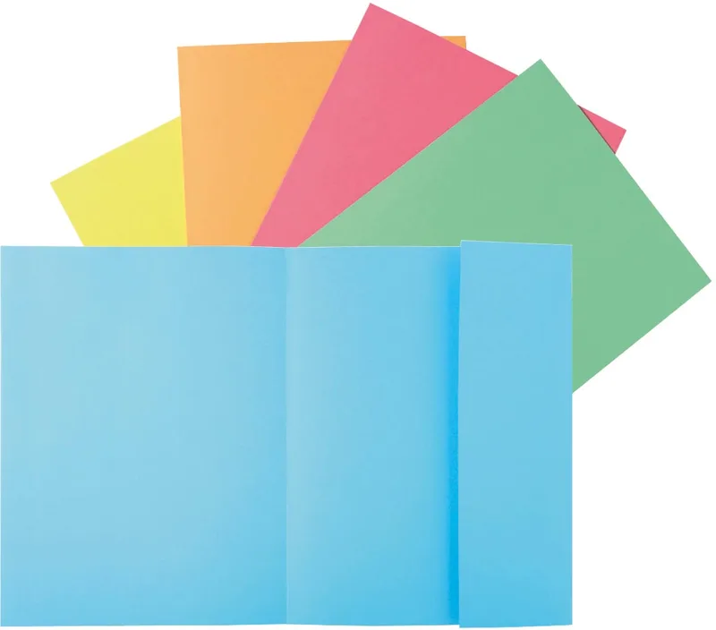 dossiermap Super 210, pak van 50 stuks, geassorteerde kleuren by Exacompta – product photo