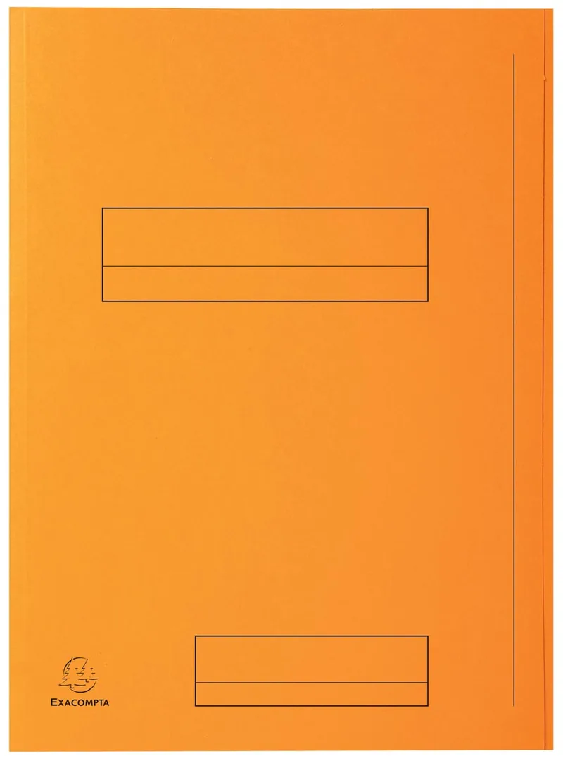 dossiermap Super 210, pak van 50 stuks, oranje by Exacompta – product photo