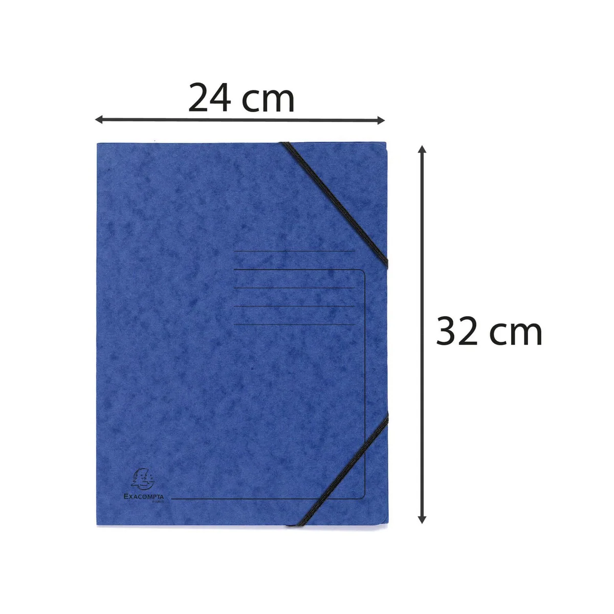 Eckspanner DIN A4 blau van Exacompta – productfoto