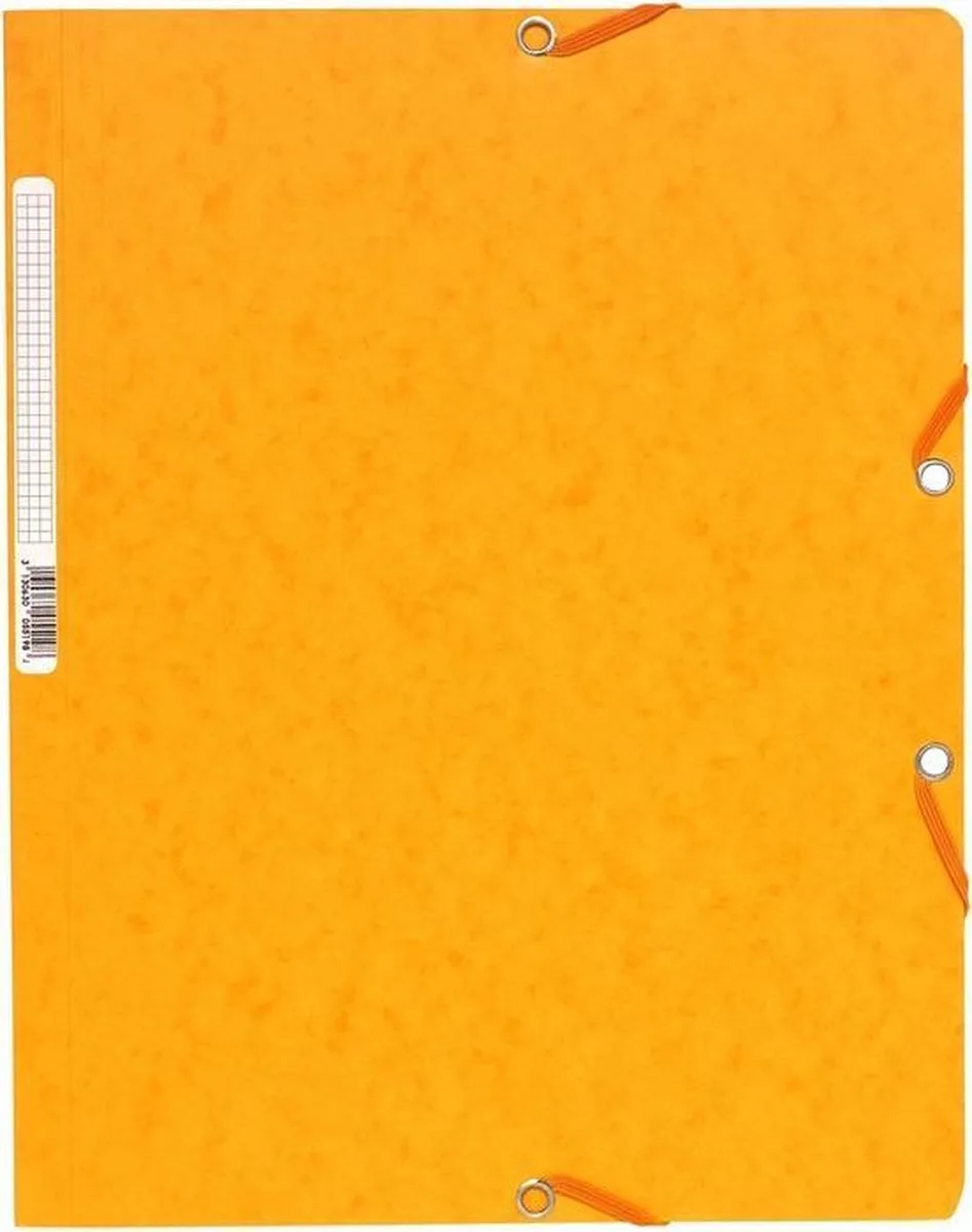 Elastomap zonder klep in glanskarton 400gm2 - A4 - 5519E von Exacompta in Gelb – Produktfoto
