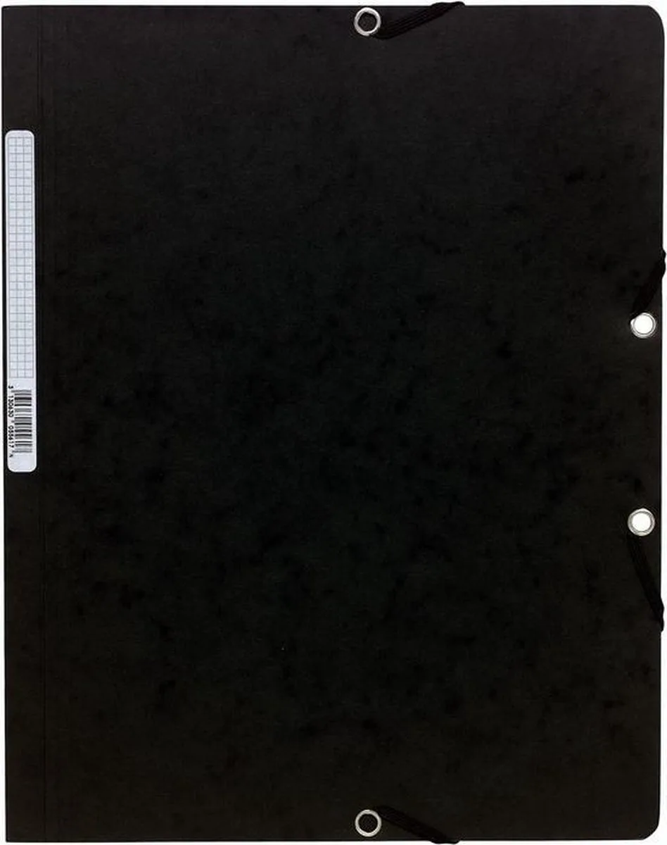 Elastomap zonder klep in glanskarton 400gm2 - A4 - 5561E von Exacompta in Schwarz – Produktfoto