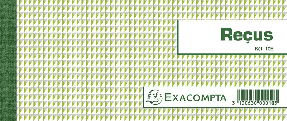 Exacompta 10x Bonboekje ontvangstbewijzen 50 bladen - Horizontaal formaat 9x13cm - - 10E van Exacompta in Ander – productfoto